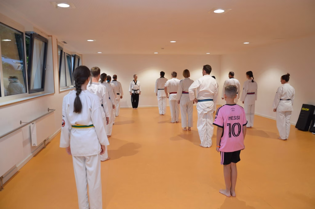 Erstes Taekwondo Training in Maisach